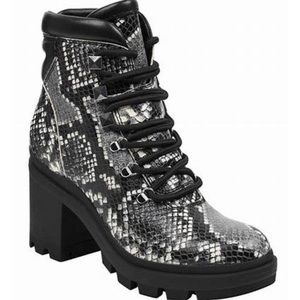 Marc Fisher Kini Snakeskin Boots
